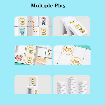 Children Montessori Animal Elimination Game Chess Multipalyer Competition Parent-Child Interaction for Kids Develop Intelligence